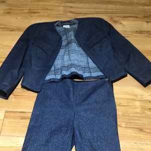 Chanel denim suit